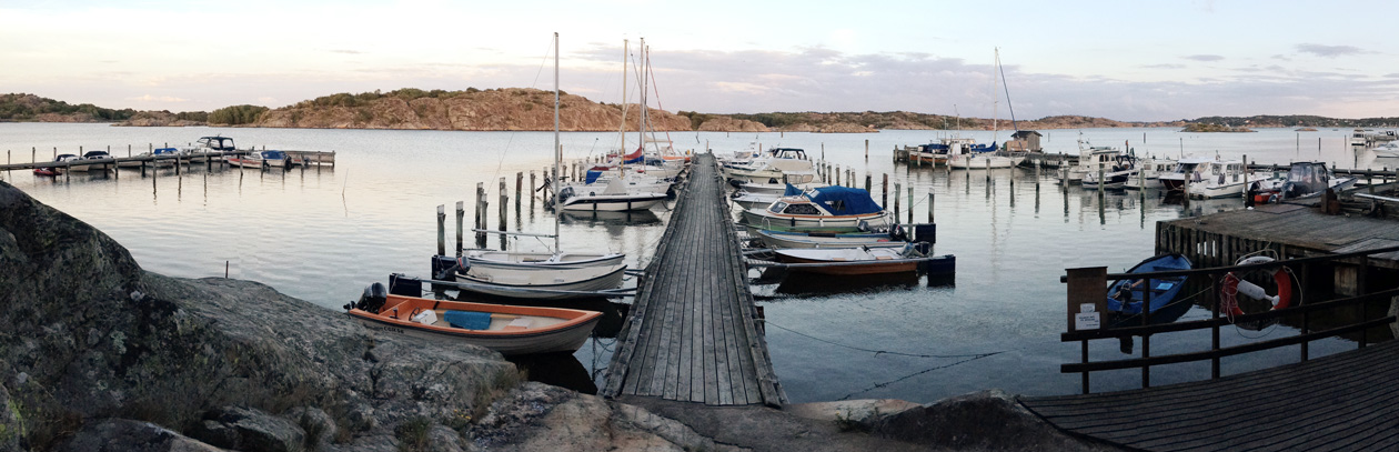 Drönarvy över Panneviks brygga